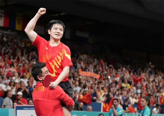 包含法国乒乓球队碾压中国乒乓球队，樊振东高光表现的词条